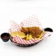 thumbnail image 2 of Cesta De Comida Ovalada Negra Para Patatas Fritas Y Hamburguesas, 2 of 5