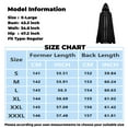 thumbnail image 3 of Goth Outfits For Women, Halloween Hooded Cape Medieval Renaissance Solid Color Poncho Cosplay Performance Costume Cape Wedding Guest Dress Fall 2025 Womens Cocktail Dress (XL, Black) ZMTing, 3 of 4