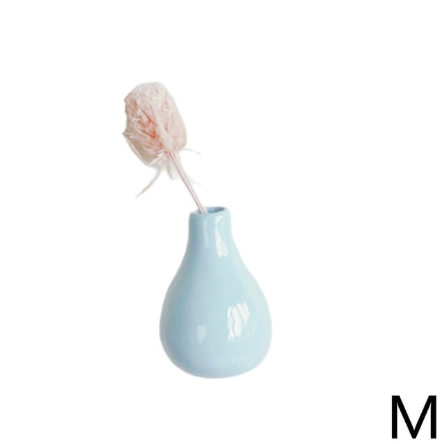 Mini Ceramics Vase Fridge Magnet DIY Porcelain Vase Refrigerator Magnet L9W