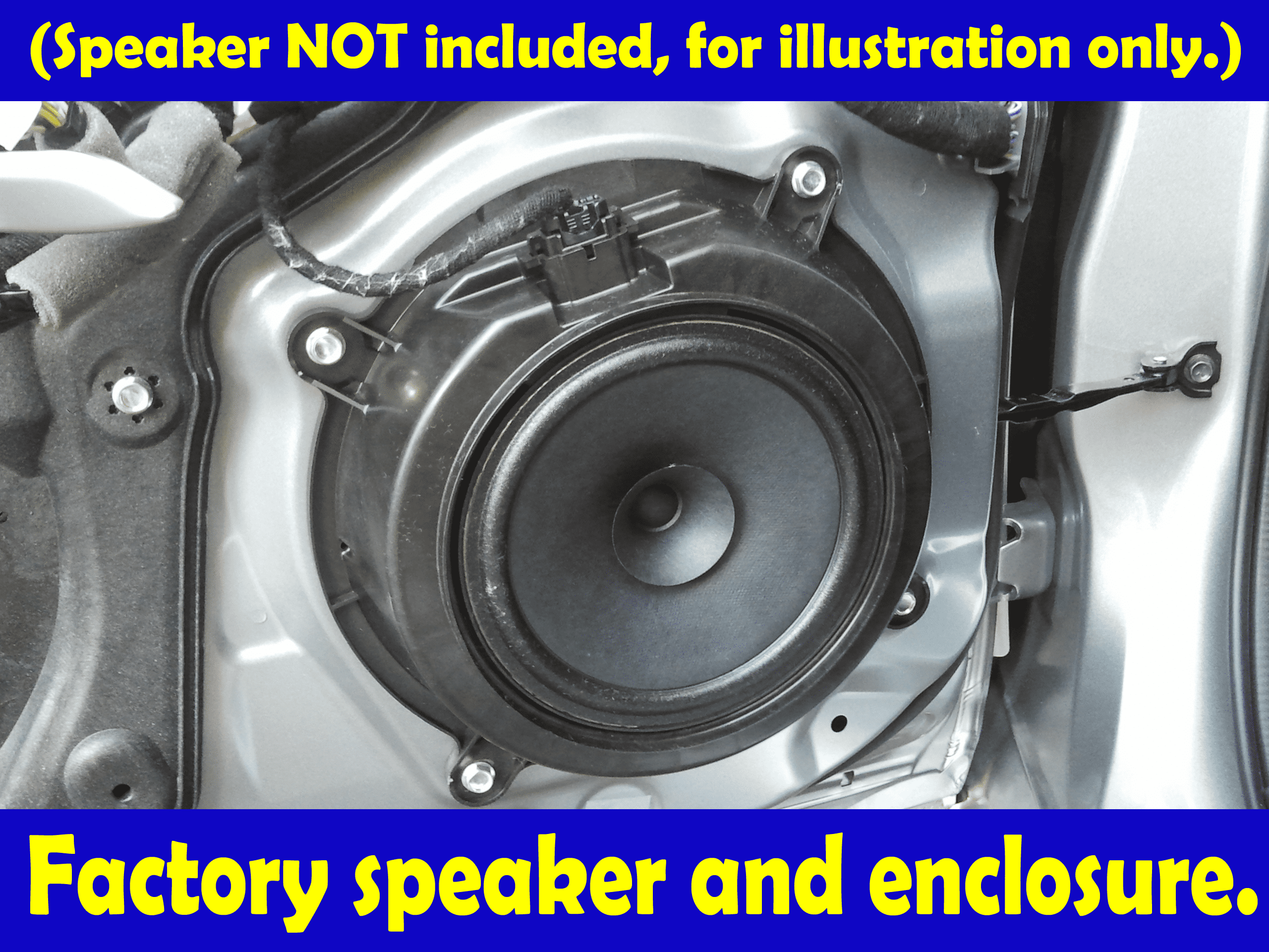 Front Door Speaker Adapter Spacer Rings Compatible with Mazda CX-5 CX-9 CX-90 Mazda 3 Mazda3 Mada 6 Mazda6