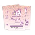 thumbnail image 1 of Darling Souvenir Pink Birthday Invitation Card Printable Fill or Write In Blank Invites Party Supplies Pack Of 28 5 x 7 Inches, 1 of 5