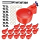 thumbnail image 2 of Paquete de 48 Bebederos Automáticos para Pollos, Bebederos para de Corral, Comedero de Agua para de Corral, Vasos de Agua para Pollos Con Broca, 2 of 9