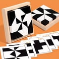 thumbnail image 1 of 16pcs Brain Teasers Wooden Puzzle, Mind, Logic And IQ Game Test Toy, Wooden Stacking Learning Educational Toys For All Ages, 1 of 5