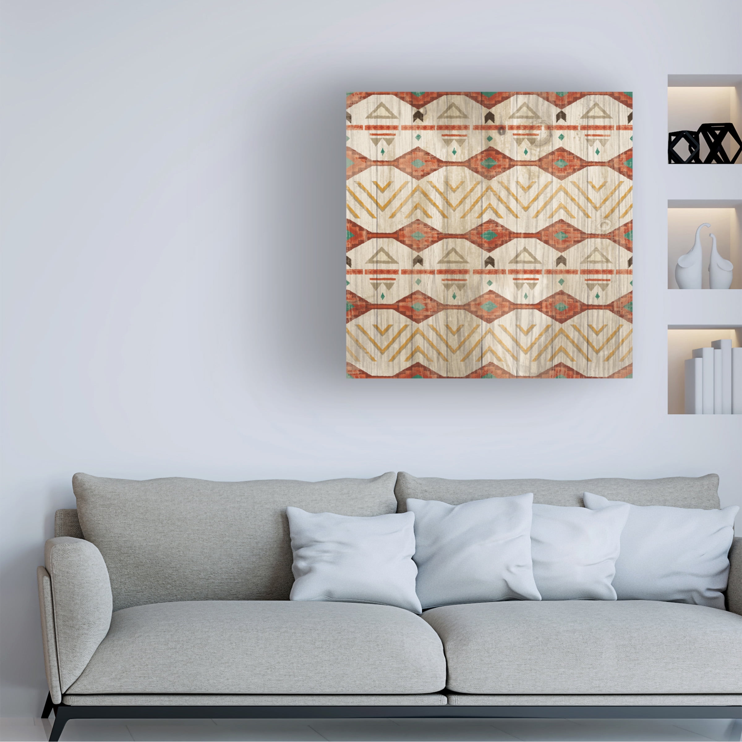 Wild Apple Portfolio 'Natural History Lodge Southwest Pattern VII' Canvas Art