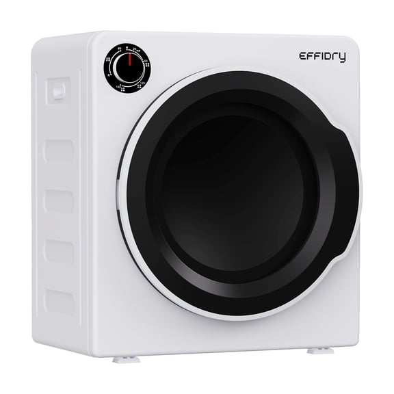 EFFIDRY 110V Portable Clothes Dryer, 3 cu.ft Compact Laundry Dryer with Stainless Steel Tub for Apartment RV Dorms