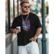 thumbnail image 4 of Mens T-Shirts,Watercolor Wolf Short Sleeve T Shirts for Men Crew Neck Tees,Loose Fit Casual Men's T-Shirts for Teens Boys, 4 of 8