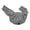Grey, variant on High Density Mesh Cat Calming Mask Adjustable Rear Velcro Anti-Scratch Face Cover with Nose Cutout for Grooming Bathing Nail Trimming Vet Visits(Black-S)