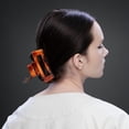 thumbnail image 5 of Pinza para el cabello, accesorios para el cabello para mujeres y niñas, cabello fino, pinza para el cabello de sujeción fuerte (3,5 pulgadas, ámbar+negro) JM, 5 of 5