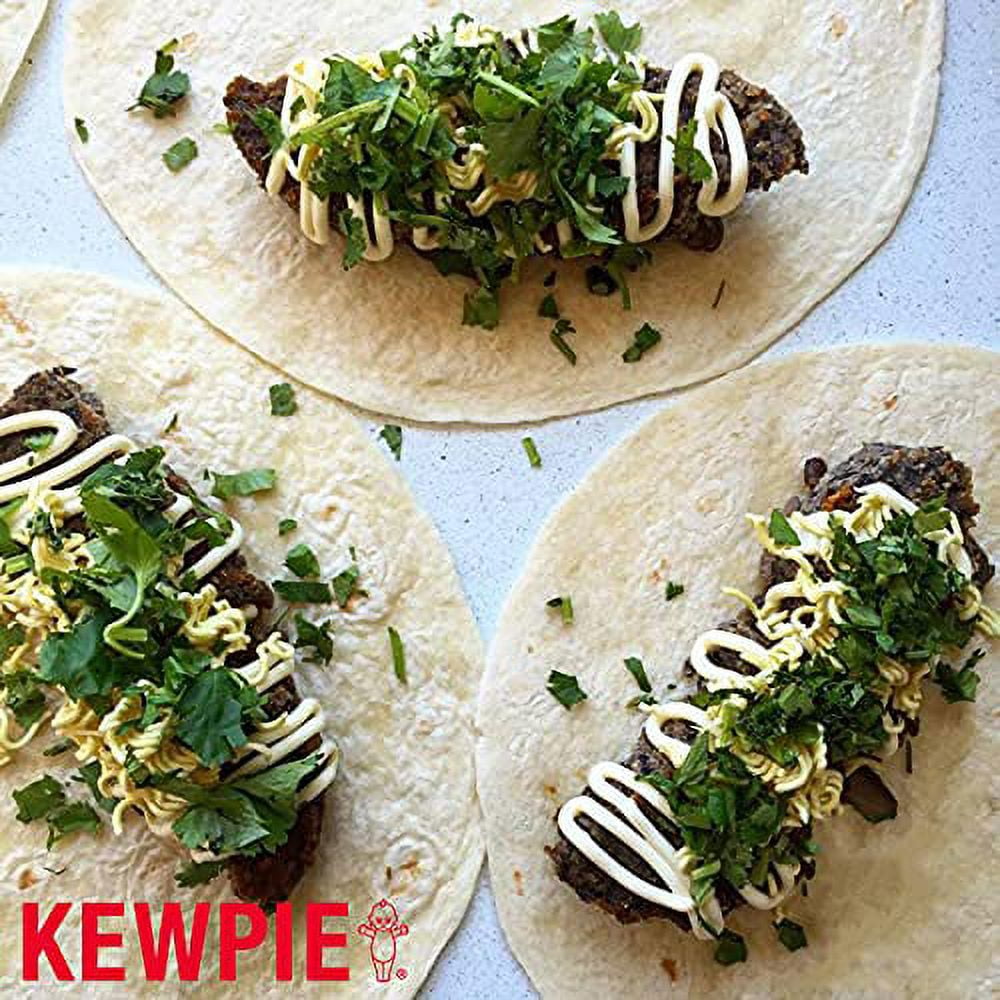NineChef Bundle - Japanese Kewpie Mayonnaise 17.64 oz (Pack of 6) Plus One NineChef Brand Long Handle Coffee Spoon