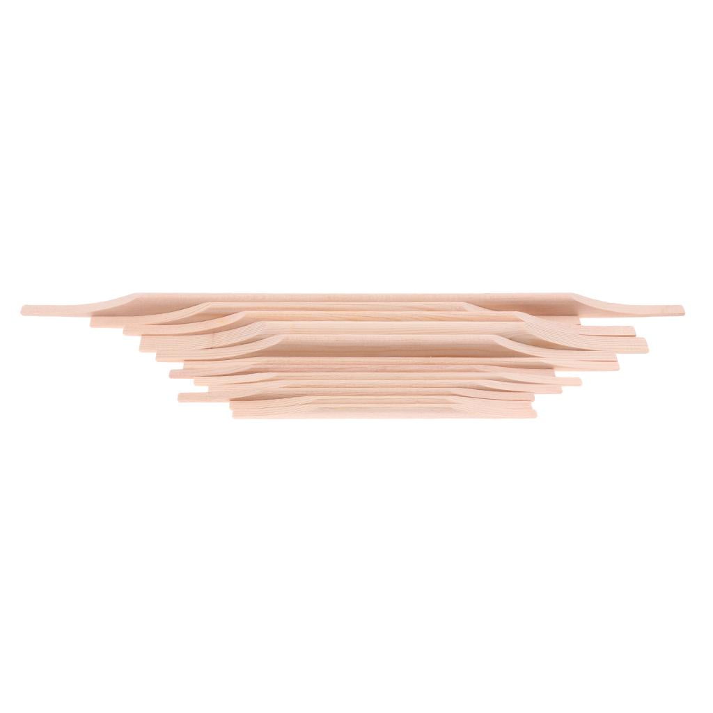 LeeQinersw 24 Pcs Spruce Bracewood Kit for Acoustic/Classical Guitar Makers Luthiers Supply
