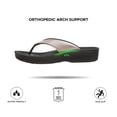thumbnail image 5 of AEROTHOTIC Flip Flops for Women with Arch Support Plantar Fasciitis Orthopedic Cushioned Footbed Comfortable Non-Slip Sole with Padded Straps Dressy Casual Recovery Women Sandals, 5 of 8