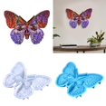 thumbnail image 2 of Adornos de pared de calavera de mariposas semiestereoscópicas, molde de pegamento en forma de gota, colgante artesanal, 2 of 5