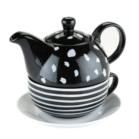 Teapots Addison Black And White Chinese Ceramic Small Cute Tea For Teapots Addison Black And White Chinese Ceramic Small Cute Tea For One