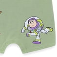 thumbnail image 4 of Disney Toy Story Woody and Buzz Lightyear Ottoman Ribbed Romper (Baby Boys), Sizes 12M-24M, 4 of 4
