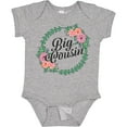 thumbnail image 3 of Inktastic Big Cousin with Flower Circle Girls Baby Bodysuit, 3 of 5