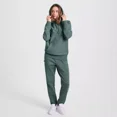 thumbnail image 3 of Champion Adult Sizing Iconic Embroidered Hoodie - Dark Forest, 3 of 6