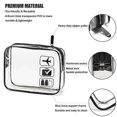 thumbnail image 4 of TSA Approved Toiletry Bag, 3 Pcs Clear Quart Size Toiletry Bags, 4 of 5