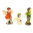 thumbnail image 4 of Colorful Gardening Sunflower Girl Fairies Set of 3 Fairy Garden Mini Figurines, 4 of 5