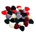 thumbnail image 1 of simhoa 30x Mixed Heart Flocking Spacer Beads Loose Jewelry DIY Making 18x20mm, 1 of 8