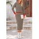 thumbnail image 3 of Conjunto Coordinado PRETTYGARDEN Suéter y Falda a Rayas XXL, 3 of 8