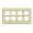 Ivory, variant on ENERLITES Duplex Receptacle Outlet Wall Plate, Size 3-Gang 4.50" x 6.38", Polycarbonate Thermoplastic, 8823-W, White