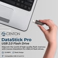 thumbnail image 2 of Centon Electronics Datastick Pro Unidad Flash Usb 2.0 2 Gb 50 Unidades Flash Usb 50 Paquete A Granel Gris, 2 of 7