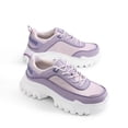 thumbnail image 4 of Women’s platform chunky sneakers lace-up lightweight casual walking shoes, 4 of 5
