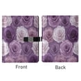 thumbnail image 2 of Leather Planner Leather Notebook Notebook Journal Binder Design Pen Pocket Design Convenient for Storage Romantic Lavender Red Roses, 2 of 6