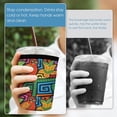 thumbnail image 5 of Set of 3 Packs Reusable Hot And Iced Coffee Cup Sleeve Neoprene Tumbler Sleeve Mola De Panama Mounted(16,24,32oz), 5 of 8