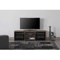 thumbnail image 3 of SONOROUS LB-1620 Modern Wood and Glass TV Stand for TVs up to 75" (Walnut), 3 of 8