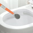 thumbnail image 6 of Yooshoverk Toilet Brush ,Toilet Bowl Brush Bathroom Cleaning Bowl Brush Cleaning,Long Handled Cleaning Brush, Bathroom Cleaning Brush Cleaning Orange 15.75X2.76X1.18In, 6 of 8