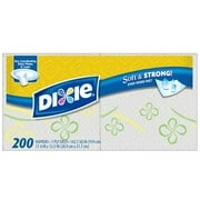 Dixie: 1-Ply 11.4 In X 12.5 In Napkins, 200 Ct
