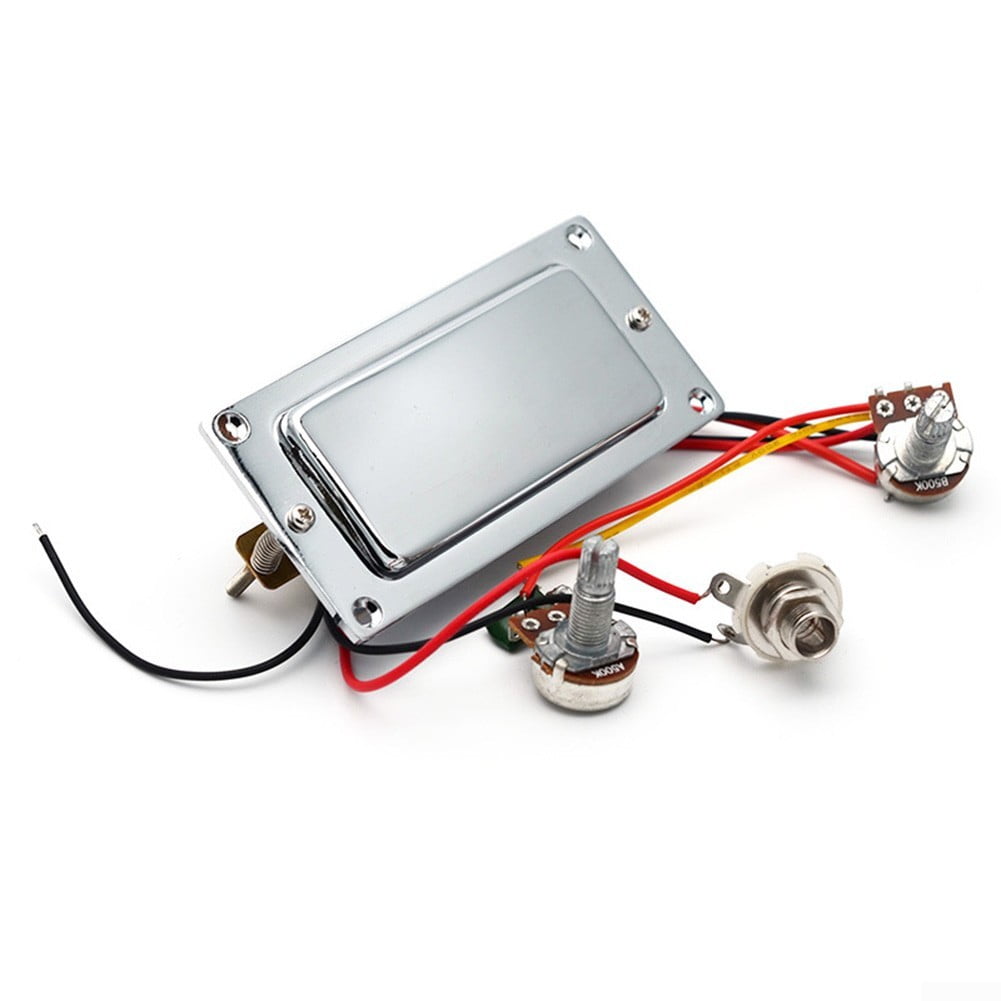 Electric Guitar Double Coil Humbucker Pickup Kits with 500K Potentiometer Pots