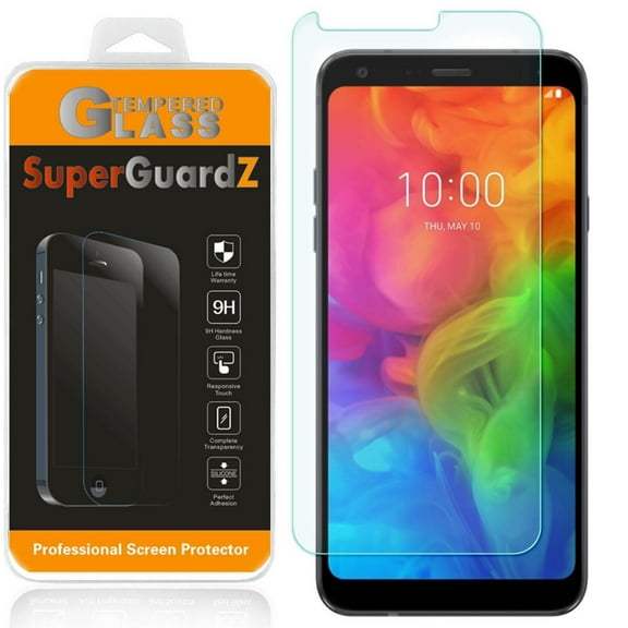 [2-Pack] For LG Q7  / LG Q7 Plus - SuperGuardZ Tempered Glass Screen Protector, Anti-Scratch, 9H Hardness, Anti-Bubble, Anti-Shock