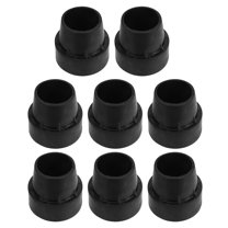 BESTOYARD Replacement Mini Trampoline Leg Cap Trampoline Rubber Leg Caps Black 8Pcs