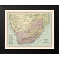thumbnail image 2 of Cram 24x20 Black Modern Framed Museum Art Print Titled - South Africa - Cram 1892, 2 of 5