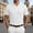 White, variant on Fnnxeal Mens Polo Shirts Short Sleeve Collared Waffle Summer Casual Solid Polo Sky Blue Shirts for Men Size L