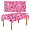 thumbnail image 6 of Apmemiss Clearance Valentine's Day Table Cloth 54 x 108 Inch Plastic Valentines Rectangle Tablecloth Love Heart Table Cover for Party Holiday Wedding Anniversary Kitchen Decorations, 6 of 6
