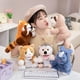 thumbnail image 4 of 30 Styles Stuffed Plush Animals Toys Hand Finger Story Puppet Cute Dolls Educational Babys Duck Lamb Cow Dog Horse Children Gift, 4 of 5