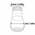 thumbnail image 3 of Dog Shoes for Large Dogs, Waterproof Anti-Slip Dog Boots & Paw Protectors for Summer Hot Pavement Winter Snow, Breathable Dog Booties for Hiking/Walking/Outdoor/Floor(M,Blue), 3 of 6