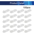 thumbnail image 4 of HUGFEGWE Shelf Support Pegs Shelf Bracket Pegs with Plastic for Kitchen Bookcase Shelf Cabinet Closet Shelf Pins Support Transparent 7mm 100PCS CJB91-25576, 4 of 4