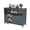 Gray, variant on Bstjewey Outdoor Storage Cabinet HIPS Patio Sideboard with 3 Shelves & Doors