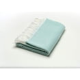 thumbnail image 6 of Seafoam Green Soft Acrylic Herringbone Throw Blanket, 6 of 8