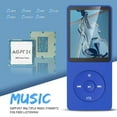 thumbnail image 5 of AGPTEK MP3 Player, 70 Hours Playback Lossless Sound 16GB Music Player, A02S Blue, 5 of 6
