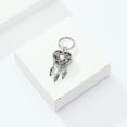 thumbnail image 5 of Customize Crystal Heart Dreamcather Memorial Urn Keychain for Ashes of Loved One Ash Holder Keyring Cremation Jewelry for Ashes, 5 of 5