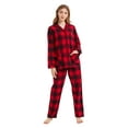 thumbnail image 2 of Kolipajam Couples Matching Pajamas Set 100% Cotton Flannel Pajamas for Couples with Pockets XXL, 2 of 5
