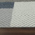 thumbnail image 3 of Rug Branch Hogar Abstract Indoor Outdoor Area Rug, Grey Blue, Geometric - Living Room, Bedroom, Dining Room, and Kitche, 3 of 9