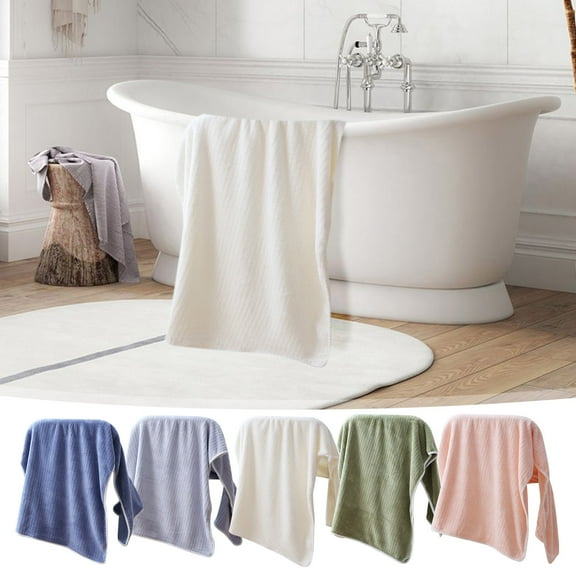 AZXY Bath Towels, Highly Absorbent Large Bath Towels, Quick-Drying Soft Comfortable Fade Resistant Towels for Bathroom, Gym, Hotel & Shower, 27.56×53.15 Inch