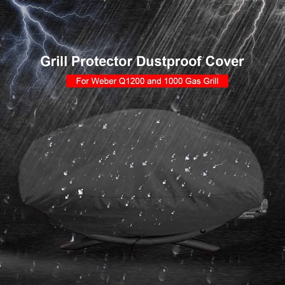 Waterproof Dustproof BBQ Grill Cover Protector For Weber Q100 1000 Series Gill 