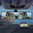 thumbnail image 4 of Rear View Mirror, Universal 270MM Panoramic Thickened Anti-glare HD Car Interior Blue Rear View Mirror Accessories, 4 of 11